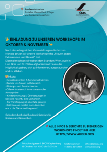 Überarbeitete Berichtvorlage: Workshop „Frauen gegen Extremismus und Gewalt“