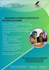 Überarbeitete Berichtvorlage: Workshop „Frauen gegen Extremismus und Gewalt“